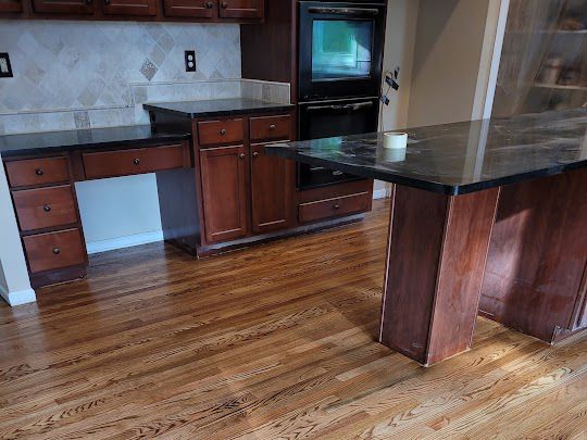 Commerce Twp Hardwood Flooring Refinishing with Nutmeg Stain