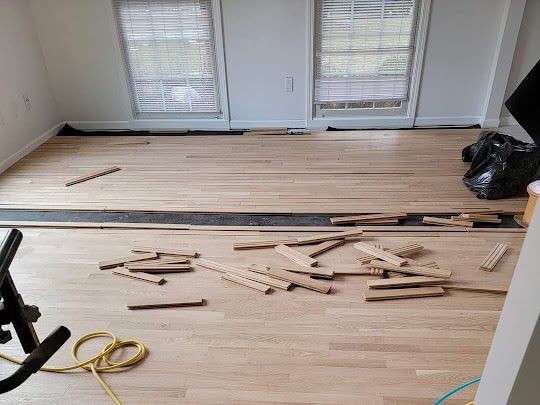 White Oak Hardwood Floor Installation and Finish in Plymouth